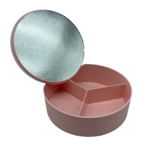 PORTA JÓIA 3 DIV.C/ ESPELHO 14CM RED.