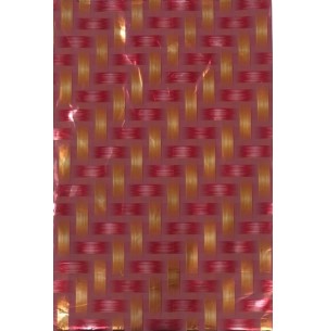 SACO METAL 25X36CM 50UN VERSALHES ROSE