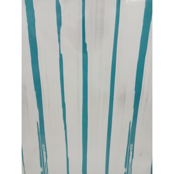 SACO METAL 25X36CM 50UN METÁLICO BRANCO C/AZUL