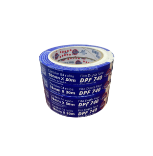 FITA ADESIVA DUPLA FACE 18MMX30M 4UN