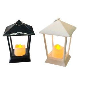 LAMPIÃO VIDRO LED 13CM VELA