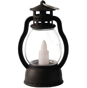 LAMPIÃO VIDRO LED 9CM VELA