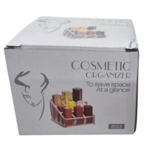 ACRÍLICO PORTA COSMÉTICOS 17X10CM 9 DIV.