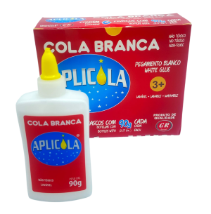 COLA BRANCA APLICOLA 90GR 6UN
