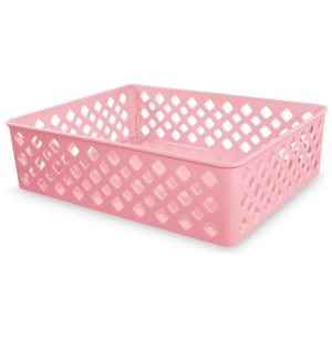 CESTO PLÁST.34X25X6CM ROSE