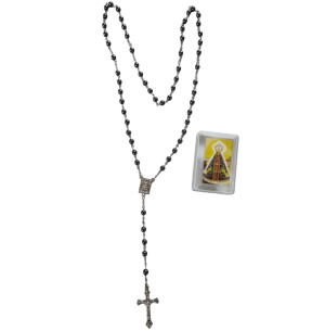 TERÇO HEMATITA CX.N.S.APARECIDA