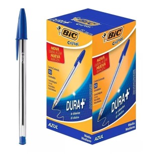 CANETA BIC CRISTAL CLASSICA D+ C/50UN AZUL