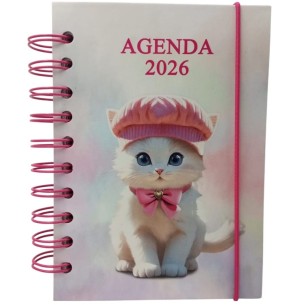 AGENDA ESP.2026 168FLS 11X15CM GATO