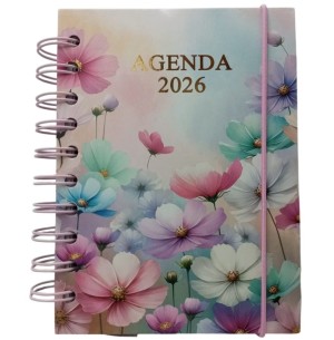 AGENDA ESP.2026 168FLS 11X15CM BORBOLETA/FLOR