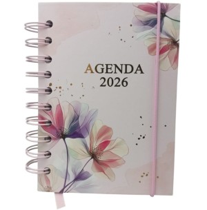 AGENDA ESP.2026 168FLS 14X19CM FLOR