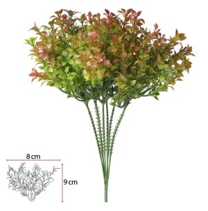 GALHO GRASS X5 23CM 6UN VERDE/MARROM