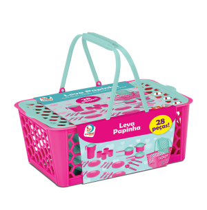 KIT COZINHA CESTO LEVA PAPINHA 28 PEÇAS