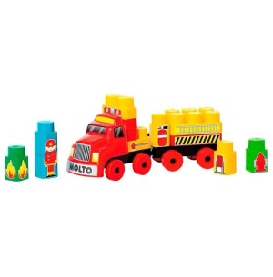 BLOCO MONTAR 25PÇS BABY LAND BOMBEIRINHO