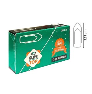 CLIPS GALVANIZADO Nº3/0 50UN PEQ.