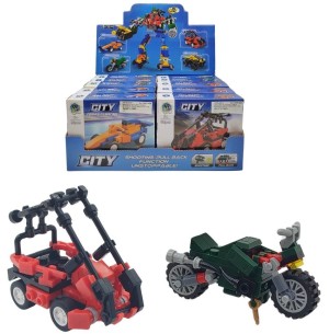 BLOCO MONTAR 2 EM 1 CARRO