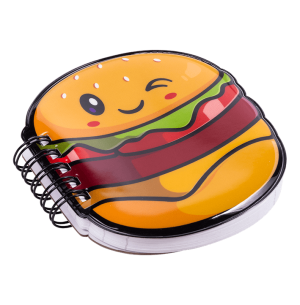 BLOCO ANOT.ESPIRAL 9X10CM 80FLS FAST FOOD