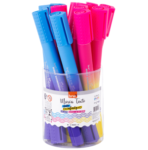 MARCA TEXTO BIG CHEIRO NEON PONTA DUPLA UN