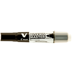 MARCADOR QUADRO BR.RECAR.CART.WBM-M C/12UN PRETO