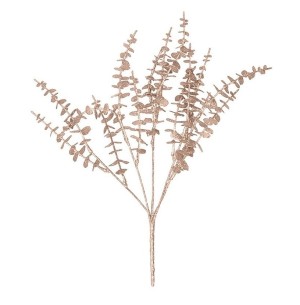 ENFEITE GALHO GLITTER 40CM ROSÉ