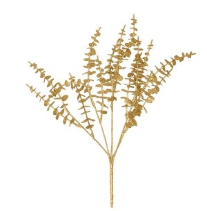 ENFEITE GALHO GLITTER 40CM COBRE