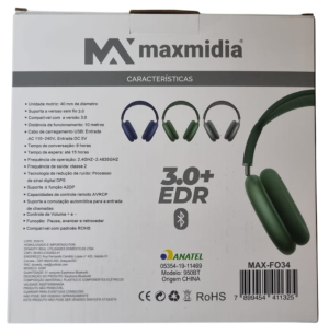 FONE DE OUVIDO HEADSET 3.0+EDR