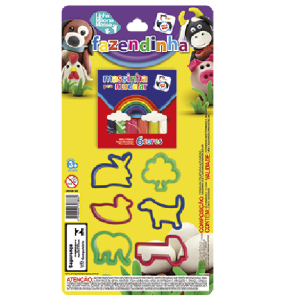 MASSINHA MODELAR 7PÇS FAZENDINHA