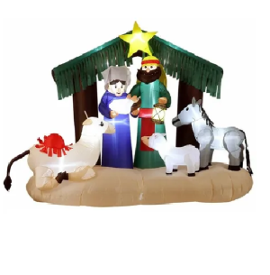 INFLÁVEL PRESÉPIO 14 LED 244X114X198CM BIVOLT