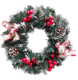 GUIRLANDA 30CM AZEV./PINHA/LAÇO