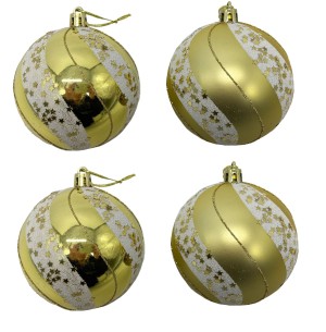 BOLA CX 8CM 4UN DEC.DR