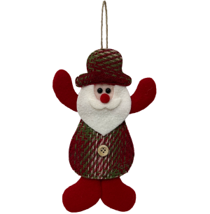 ENFEITE BONECO XADREZ 17CM