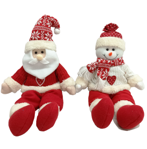  BONECO PELÚCIA SENTADO PAPAI NOEL 40CM 