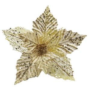 FLOR BICO DE PAPAGAIO GLITTER 25CM DR