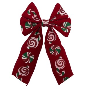 ENFEITE LAÇO 13CM VELUDO VM ESPIRAL
