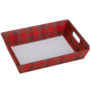  CESTO PAPEL 31X22X10CMN RET.XADREZ