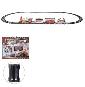 TREM C/ TRILHO MOV.SOM LUZ 90CM