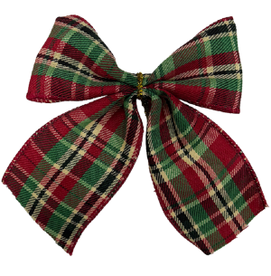 ENFEITE LAÇO 15CM XADREZ VD