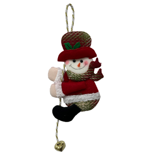 ENFEITE BONECO FELTRO 32CM