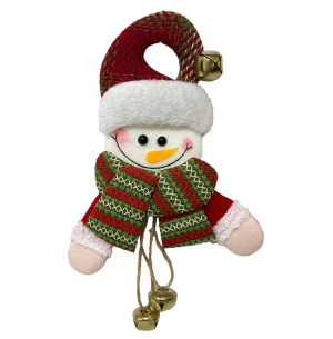 ENFEITE PORTA PAPAI NOEL C/GUIZO 24CM