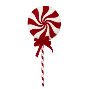  ENFEITE PIRULITO ESPIRAL 34CM