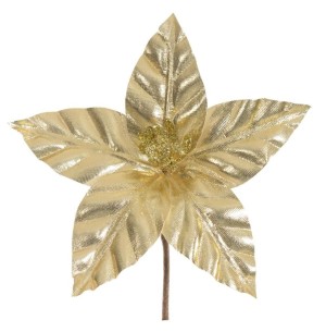 FLOR BICO DE PAPAGAIO METALICO 12CM DR