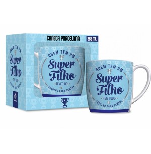CANECA PORCELANA URBAN 300ML SUPER FILHO