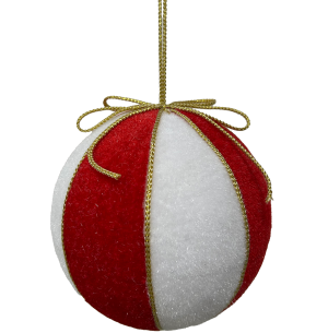 BOLA CX 12CM CAMURÇA BR/VM