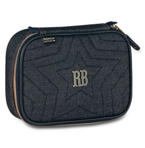 PORTA LÁPIS BOX 22CM 1 DIV.REBECCA BONBON JEANS