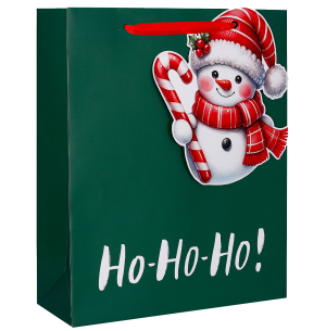 SACOLA PRES.18X24CM HO HO HO