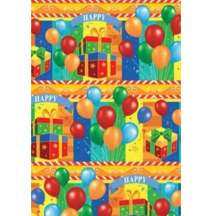 PAPEL COUCHE 50CMX60CM 20FLS BALÃO