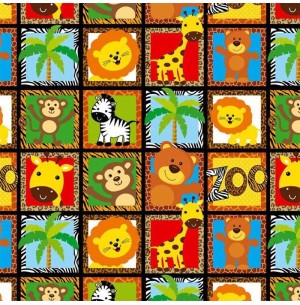 PAPEL COUCHE 50X60 20FLS INFANTIL ZOO