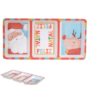 PETISQUEIRA MELANINA 3DIV.15X31CM FELIZ NATAL