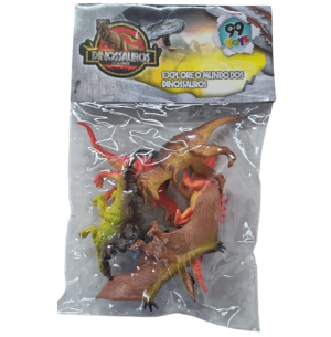 ANIMAL VINIL DINOSSAUROS 6PÇS