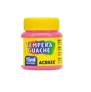 TINTA GUACHE 15ML C/12 ROSA 537