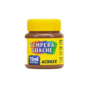 TINTA GUACHE 15ML C/12 MARROM 531